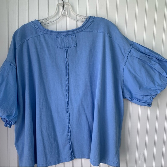 We The Free (S) Sky Blue w/balloon sleeves (Oversized would fit XL +) - Picture 6 of 9